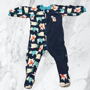 Children’s place little boys footsie pjs 9-12 months